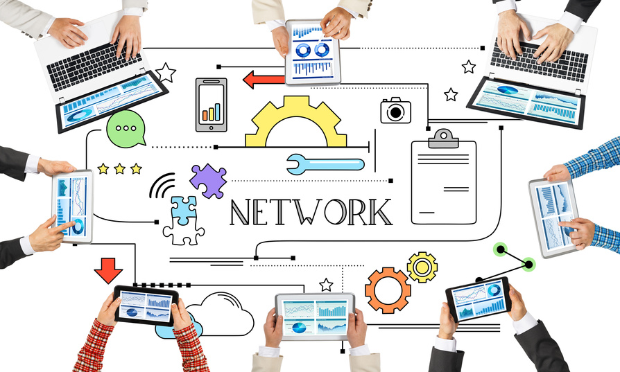 Meta-Networking: Kombination der Netzwerke.